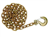 10 ft 5/16" G7 Chain w/ 5/16" Clevis Slip Hook On One End