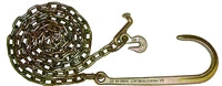 10ft 5/16 Chain with 15" J-Hook (Pair)