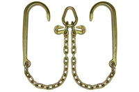 V-Chain With 15" J-Hooks and Grab Hooks at Pear Link