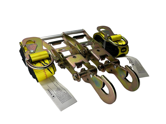 Tow Truck Tie-Down Package | 2 Ratchets & 2 Straps