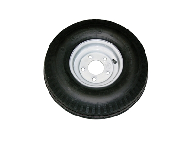 Collins Dollie Replacement 5-lug Tire and White Steel Wheel 480 X 8 ...